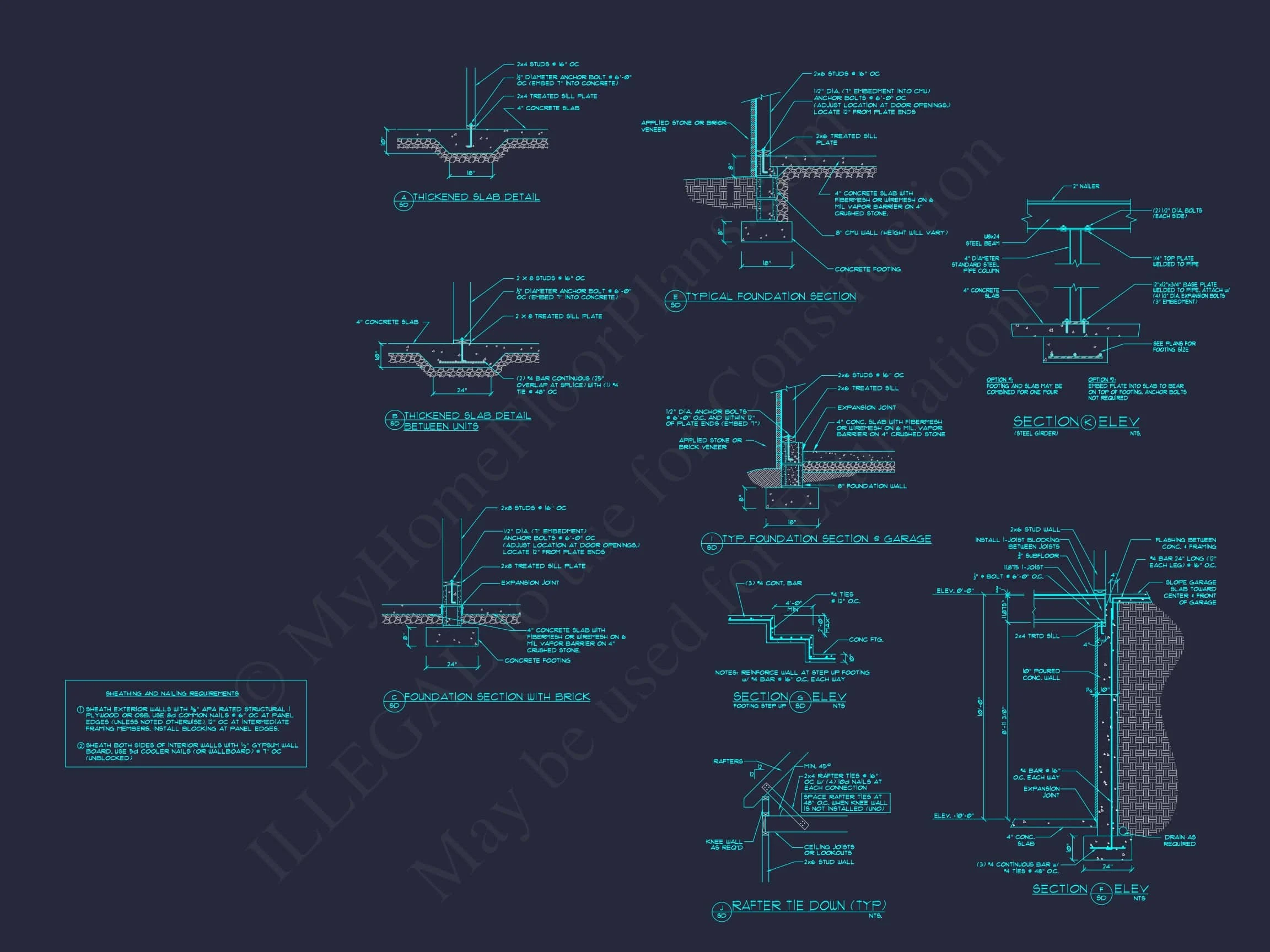 10-1929B DUPLEX PLAN - Elegant House Plan with Detailed Floor Plan, CAD Blueprint & Designs 11 Elegant Home Plan with Detailed Floor Plan, CAD Blueprint & Designs