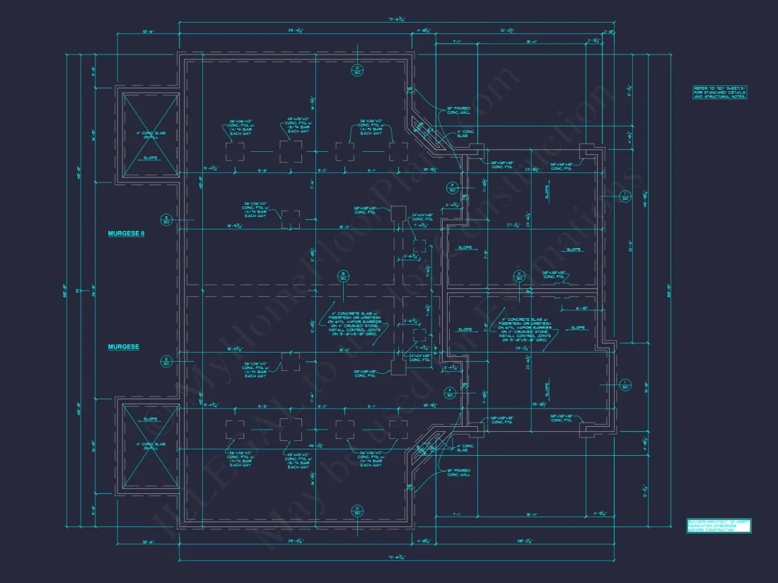 Elegant Home Plan with Detailed Floor Plan, CAD Blueprint & Designs