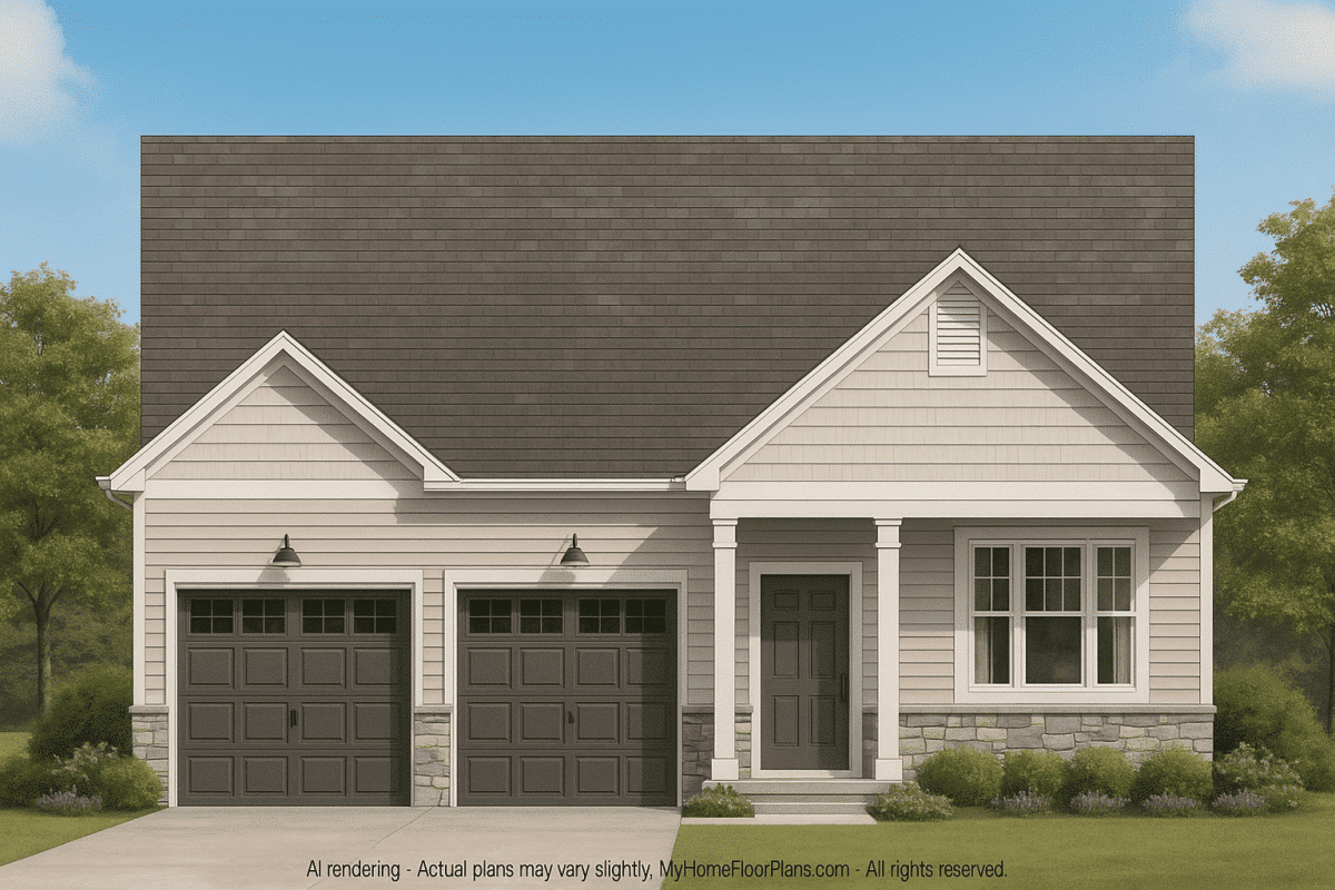 IMPORTANT Make the house as realistic as possible, landscape orientation, and display entire house. Do not cut off right or left side of house!