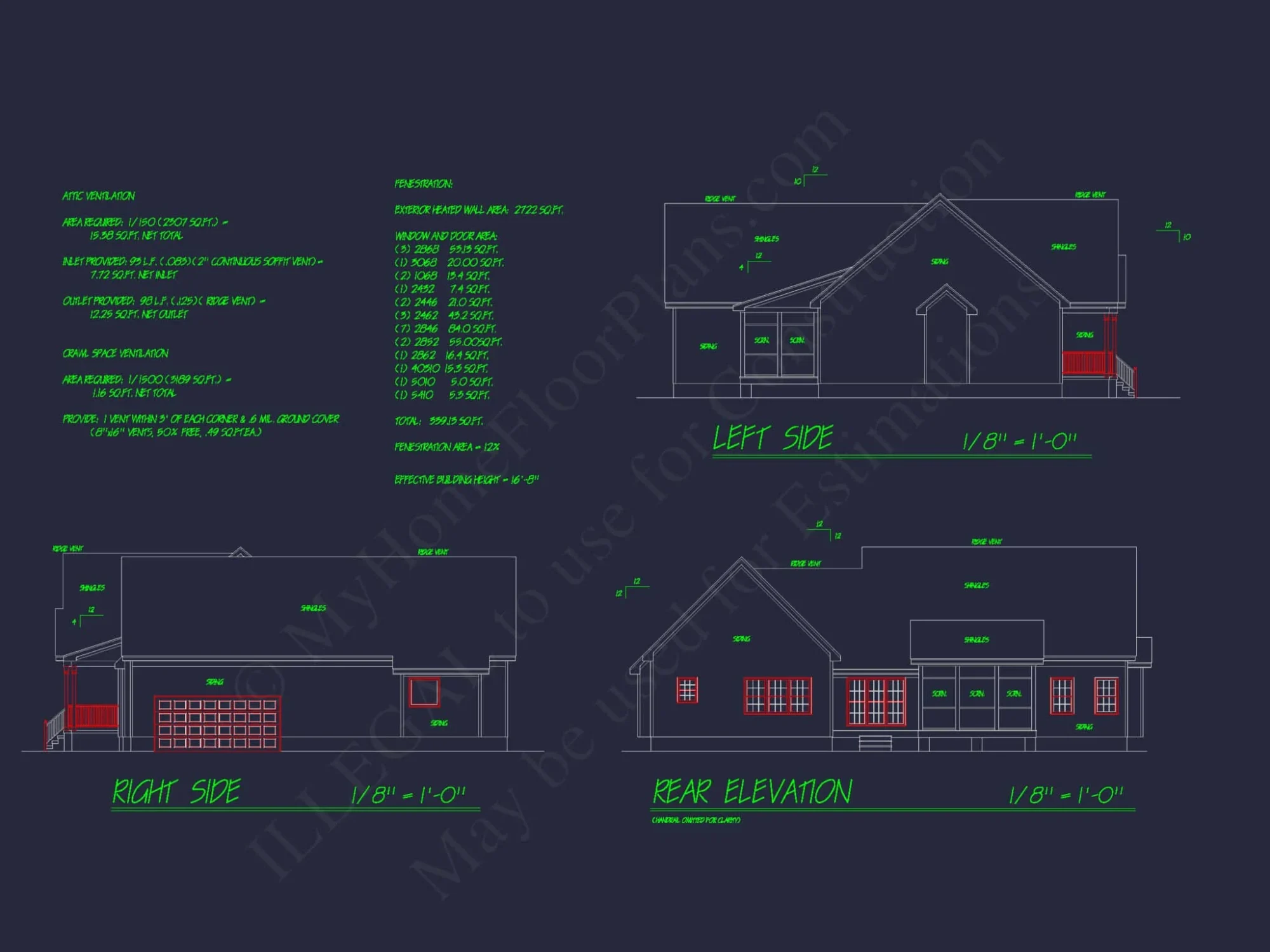 Craftsman Home Plan – Detailed Floor Plan & CAD Designs