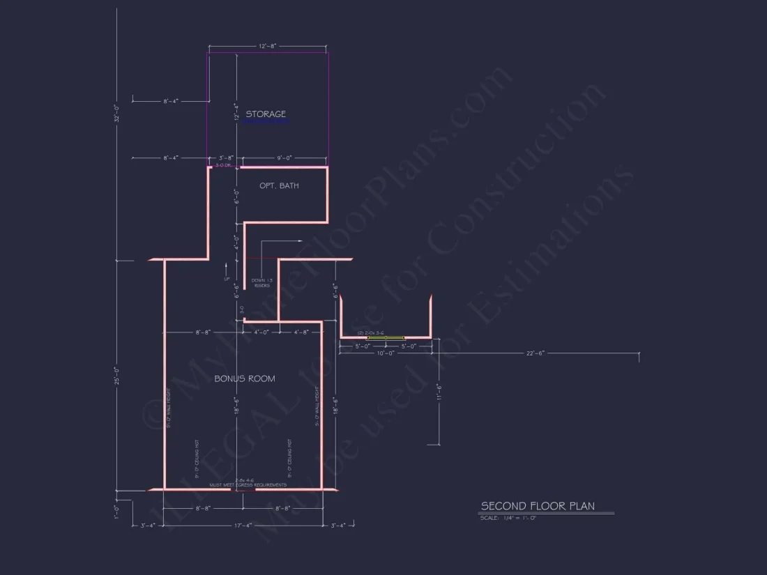 Craftsman Home Plan with Bonus Room and 3 Bedrooms