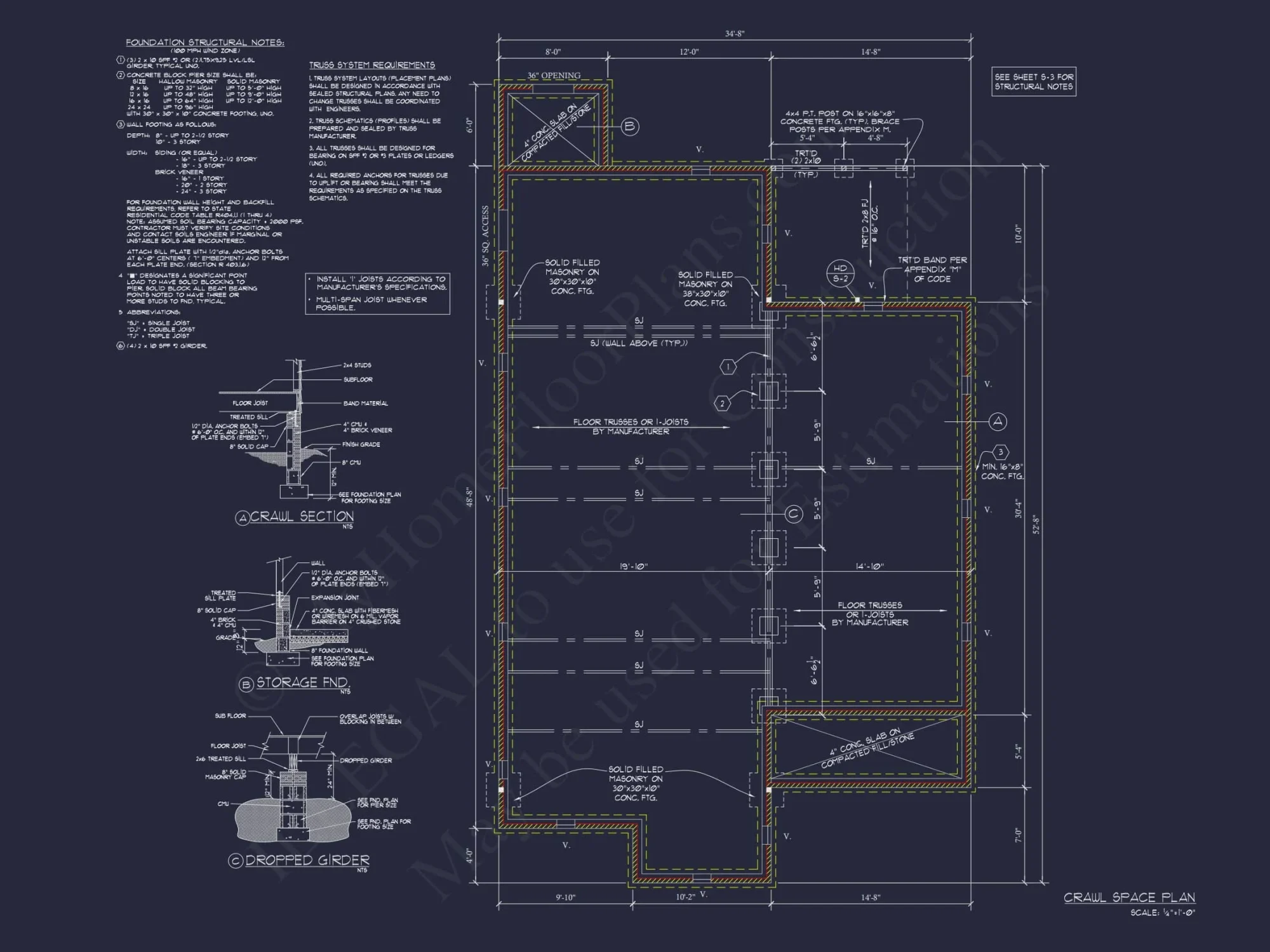 Charming 1-Story Traditional Ranch House Plan with 5 Bedrooms