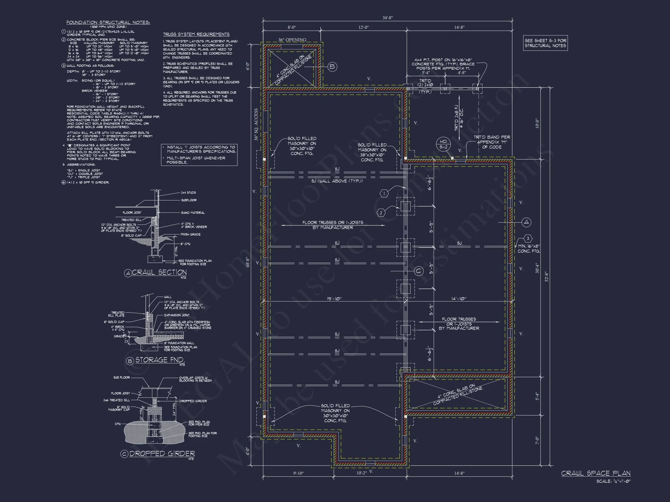 14-1580 HOUSE PLAN - Traditional Ranch House Plan with CAD Blueprint and Design 7 Charming 1-Story Traditional Ranch House Plan with 5 Bedrooms