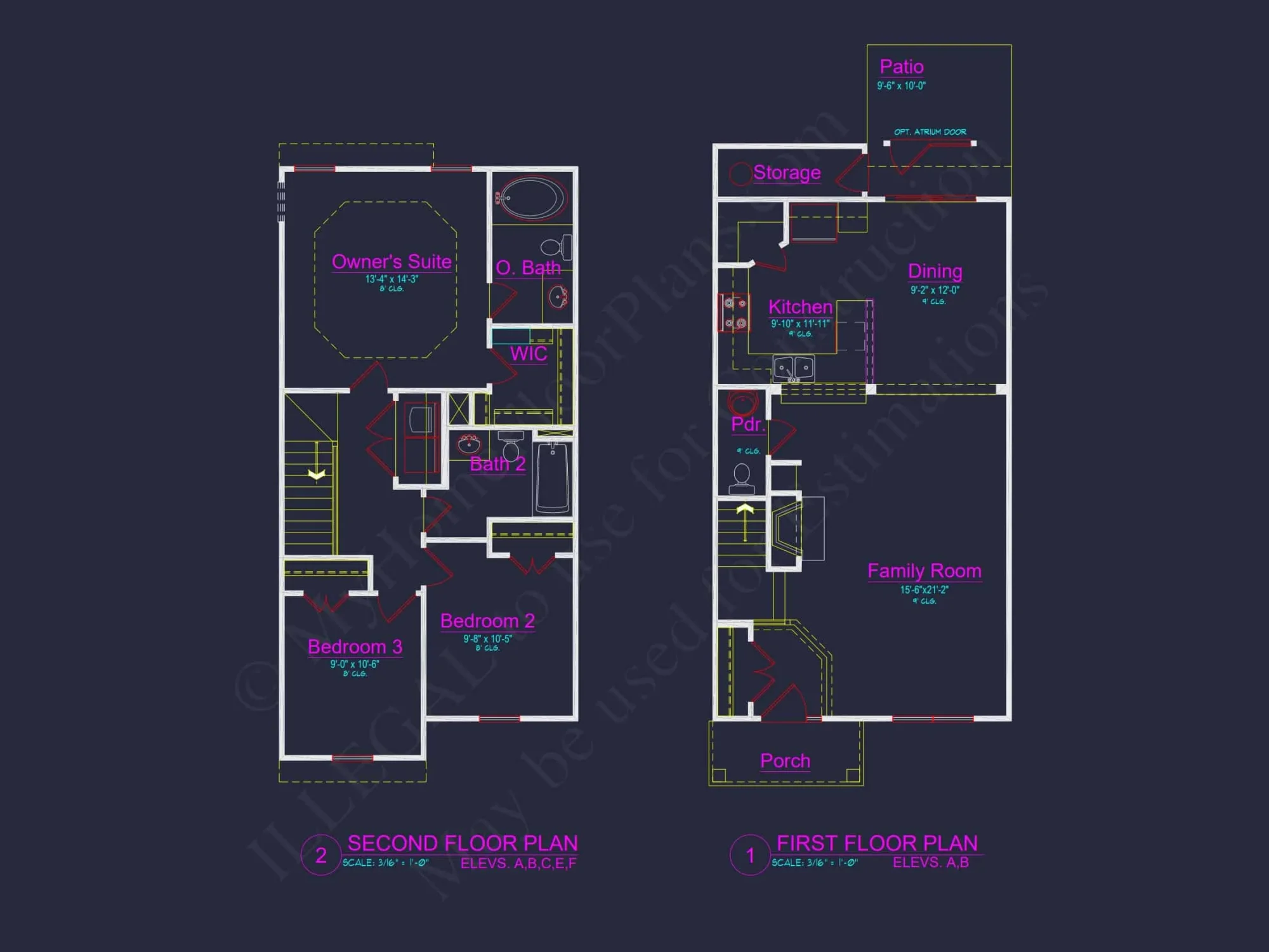 Contemporary 2-Story Townhome Design with Open Layout
