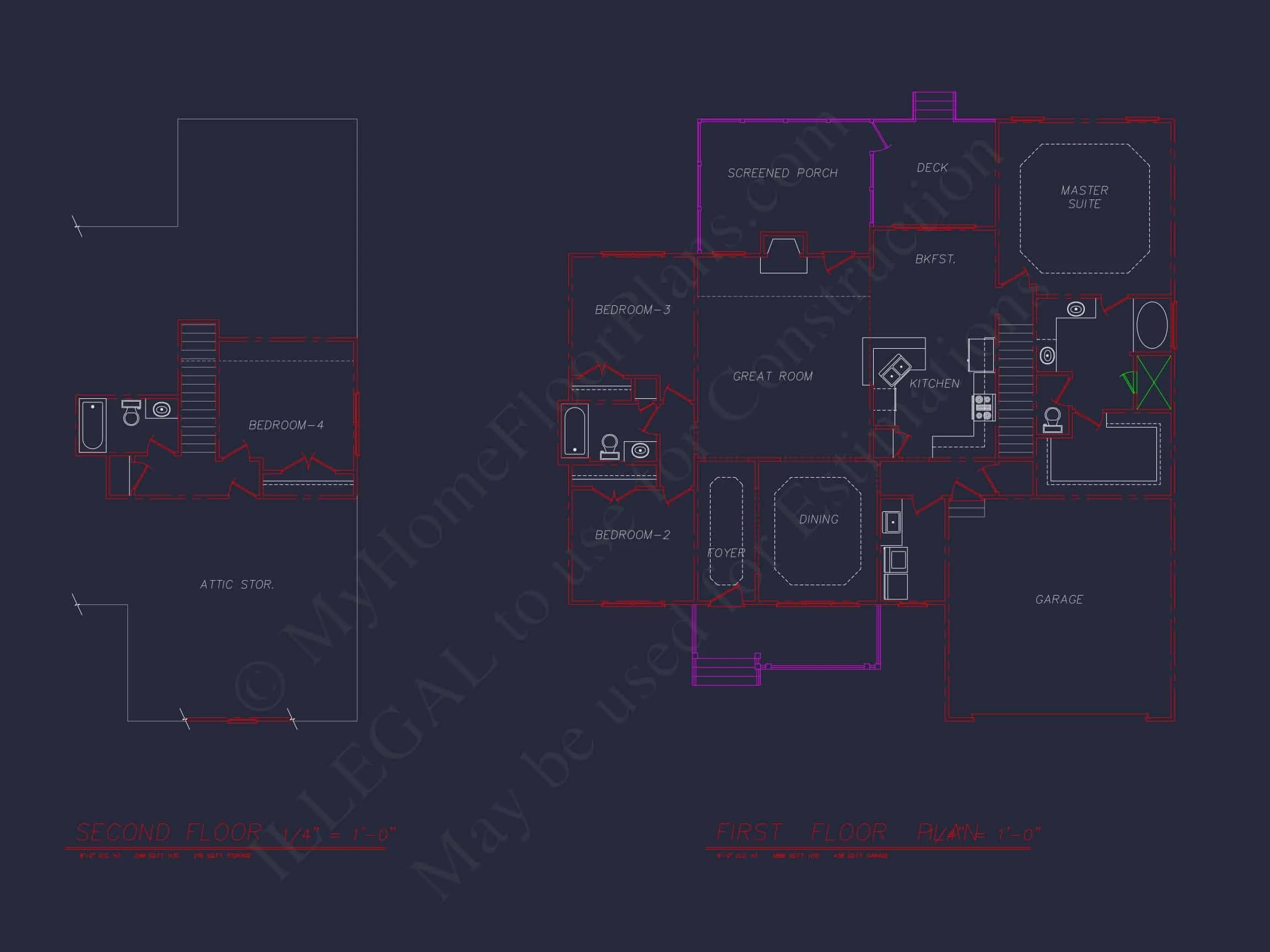 9-1531 HOUSE PLAN - Cape Cod Home Plan - 4-Bed, 3-Bath, 2,224 SF 3 Country 1.5 Story Home Plan with Open Floor Plan – 2,224 Sq Ft