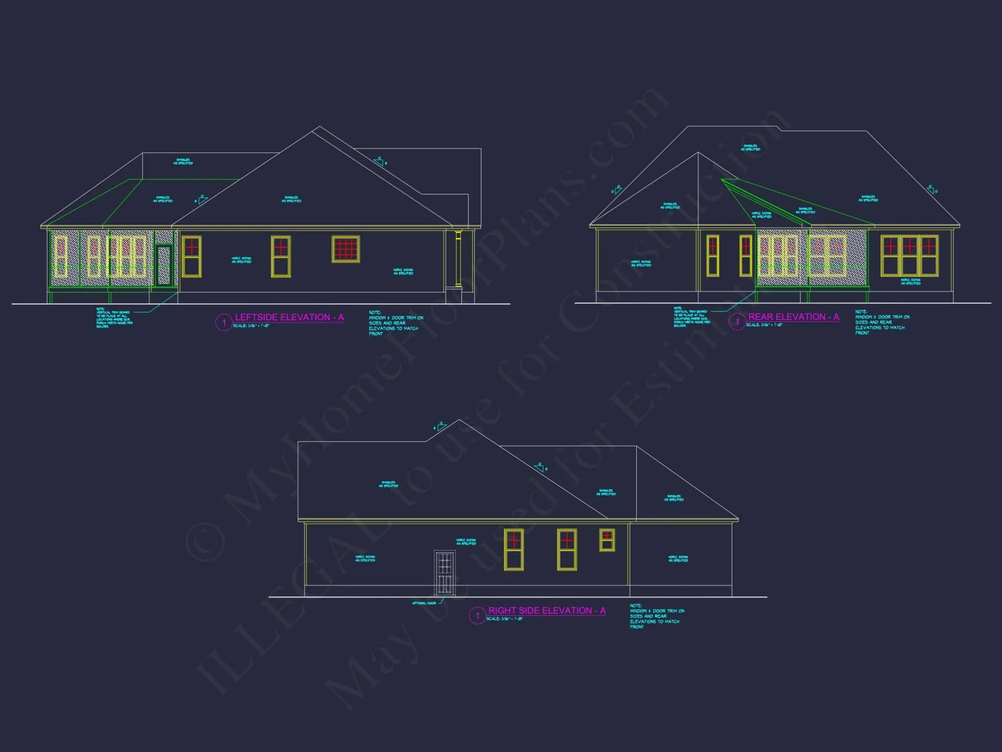 Craftsman 1.5-Story House Plan with Vaulted Ceilings & Porches