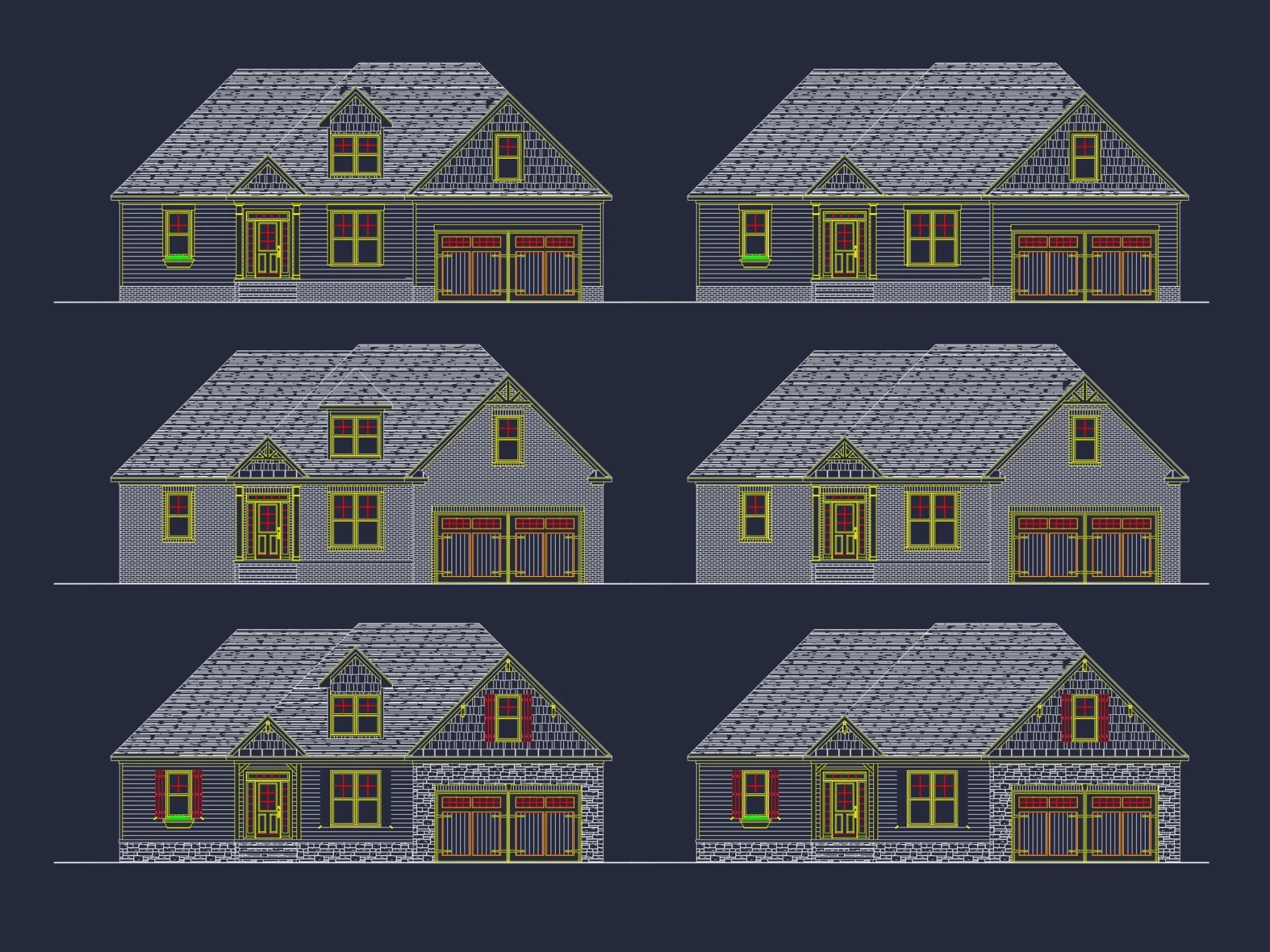 Craftsman 1.5-Story House Plan with Vaulted Ceilings & Porches