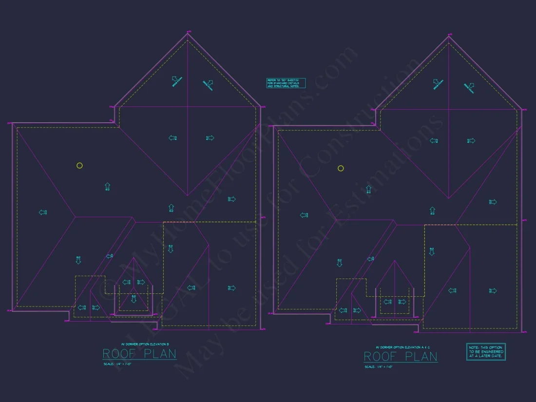 Craftsman 1.5-Story House Plan with Vaulted Ceilings & Porches