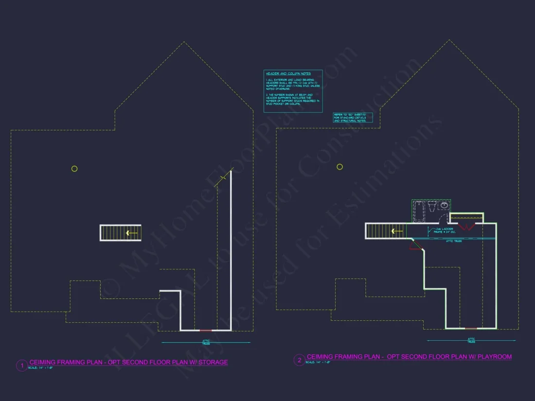 Craftsman 1.5-Story House Plan with Vaulted Ceilings & Porches