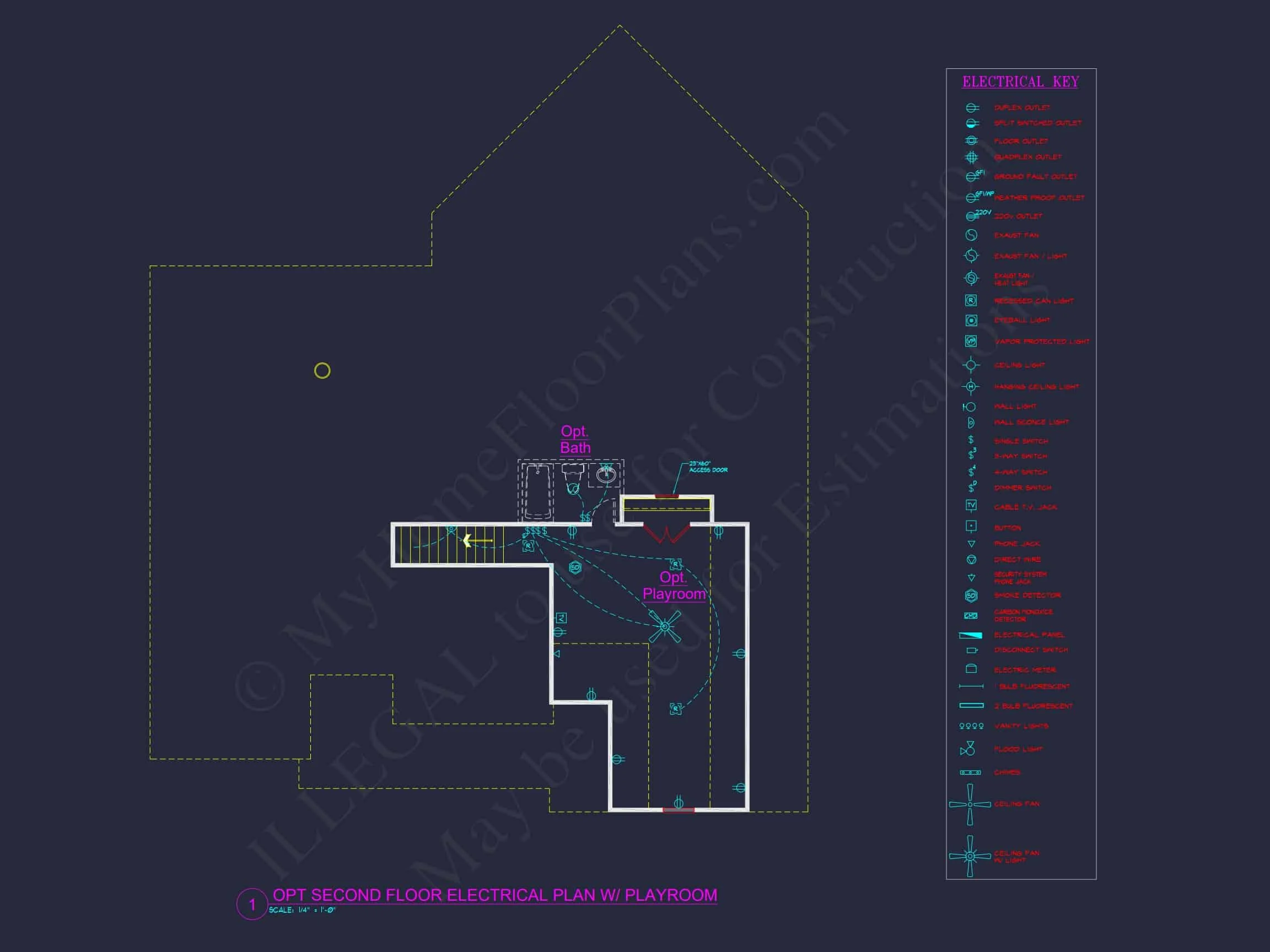 13-1174 HOUSE PLAN - Craftsman House Floor Plan – Stunning CAD Designs & Blueprints 23 Craftsman 1.5-Story House Plan with Vaulted Ceilings & Porches