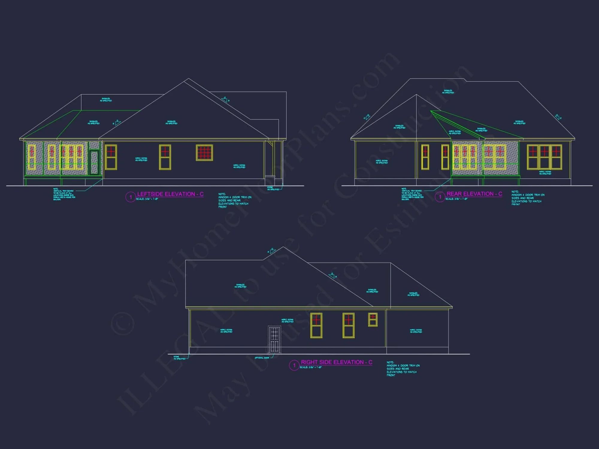 Craftsman 1.5-Story House Plan with Vaulted Ceilings & Porches