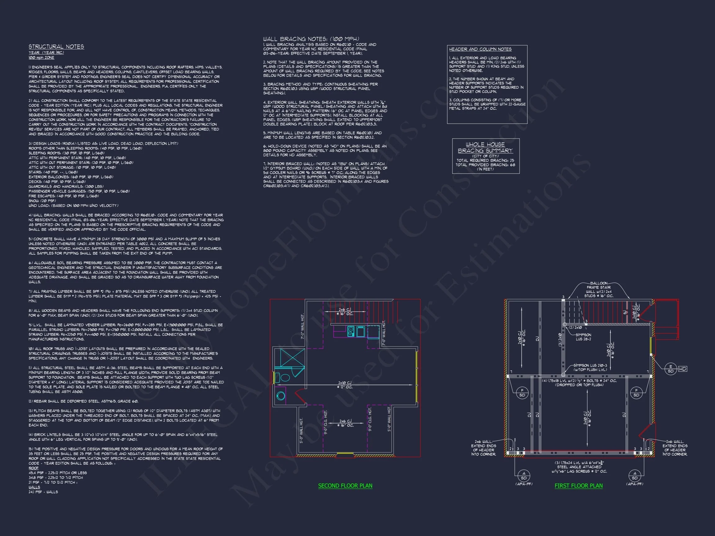 14-1009 HOUSE PLAN - Compact House Design with Garage & Loft Living Space Blueprint 3 Compact Home Design with Garage & Loft Living Space Blueprint