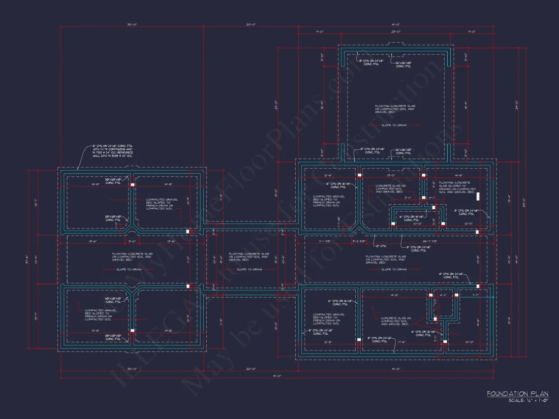 Horse Stable House Plan with 4-Bay Garage & Breezeway