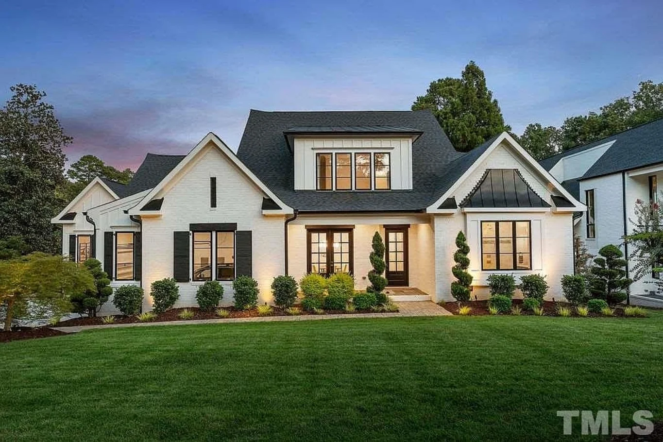 Elegant Two-Story House Plan with Modern Architectural Designs