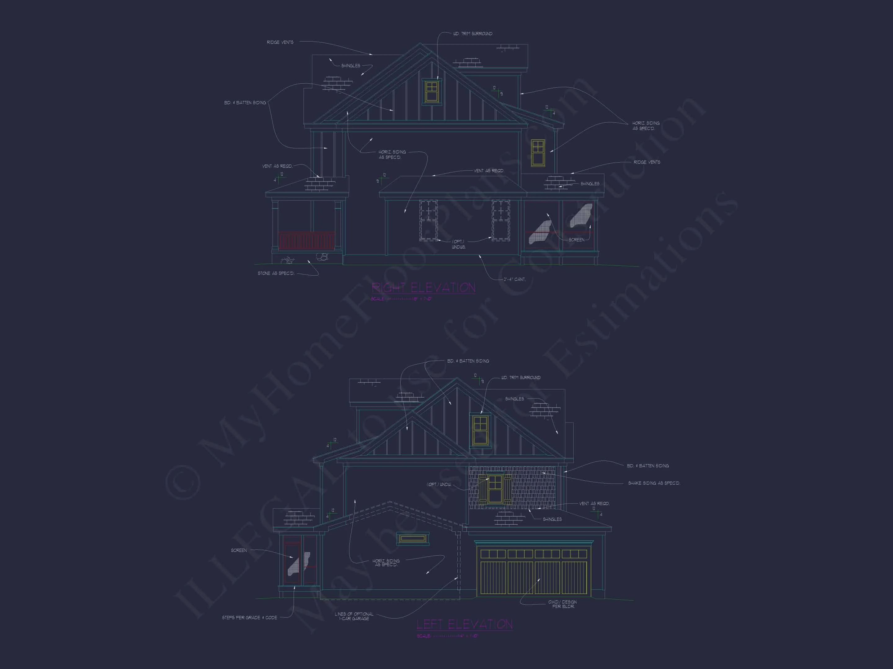 14-1145 HOUSE PLAN - Beautiful 3-Story Craftsman House Design with Modern Features 6 Beautiful 3-Story Craftsman Home Design with Modern Features