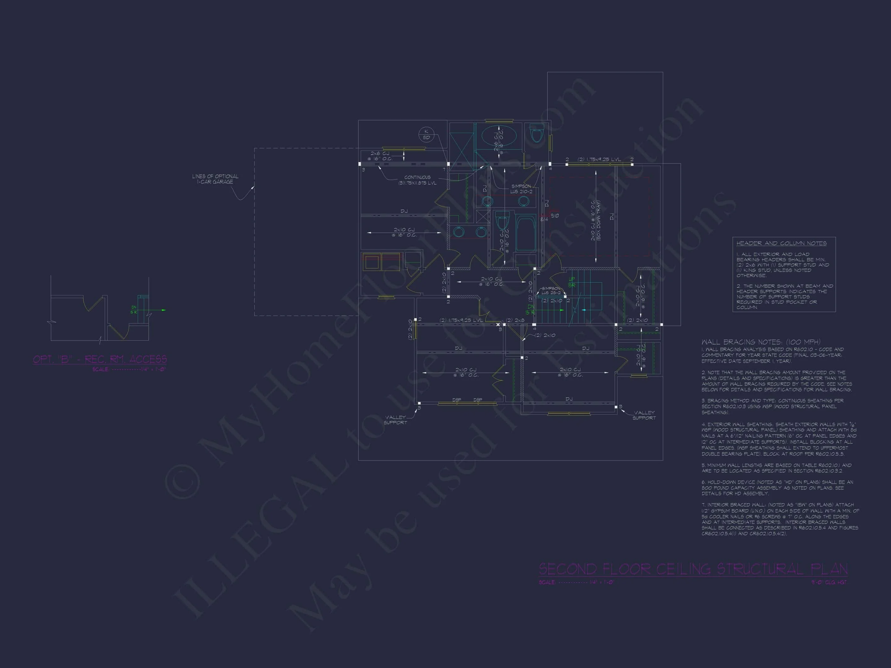 14-1145 HOUSE PLAN - Beautiful 3-Story Craftsman House Design with Modern Features 11 Beautiful 3-Story Craftsman Home Design with Modern Features