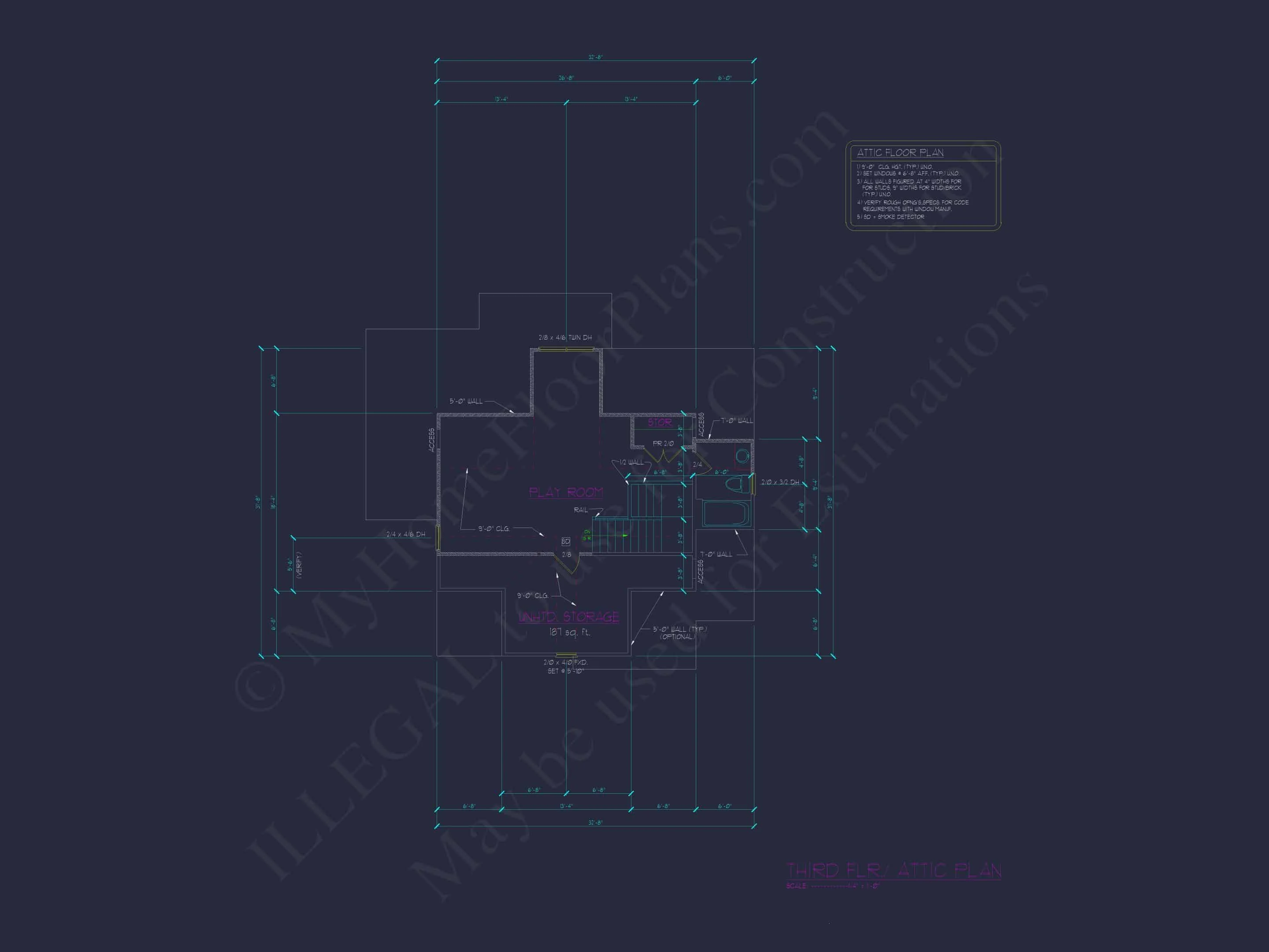 14-1145 HOUSE PLAN - Beautiful 3-Story Craftsman House Design with Modern Features 14 Beautiful 3-Story Craftsman Home Design with Modern Features