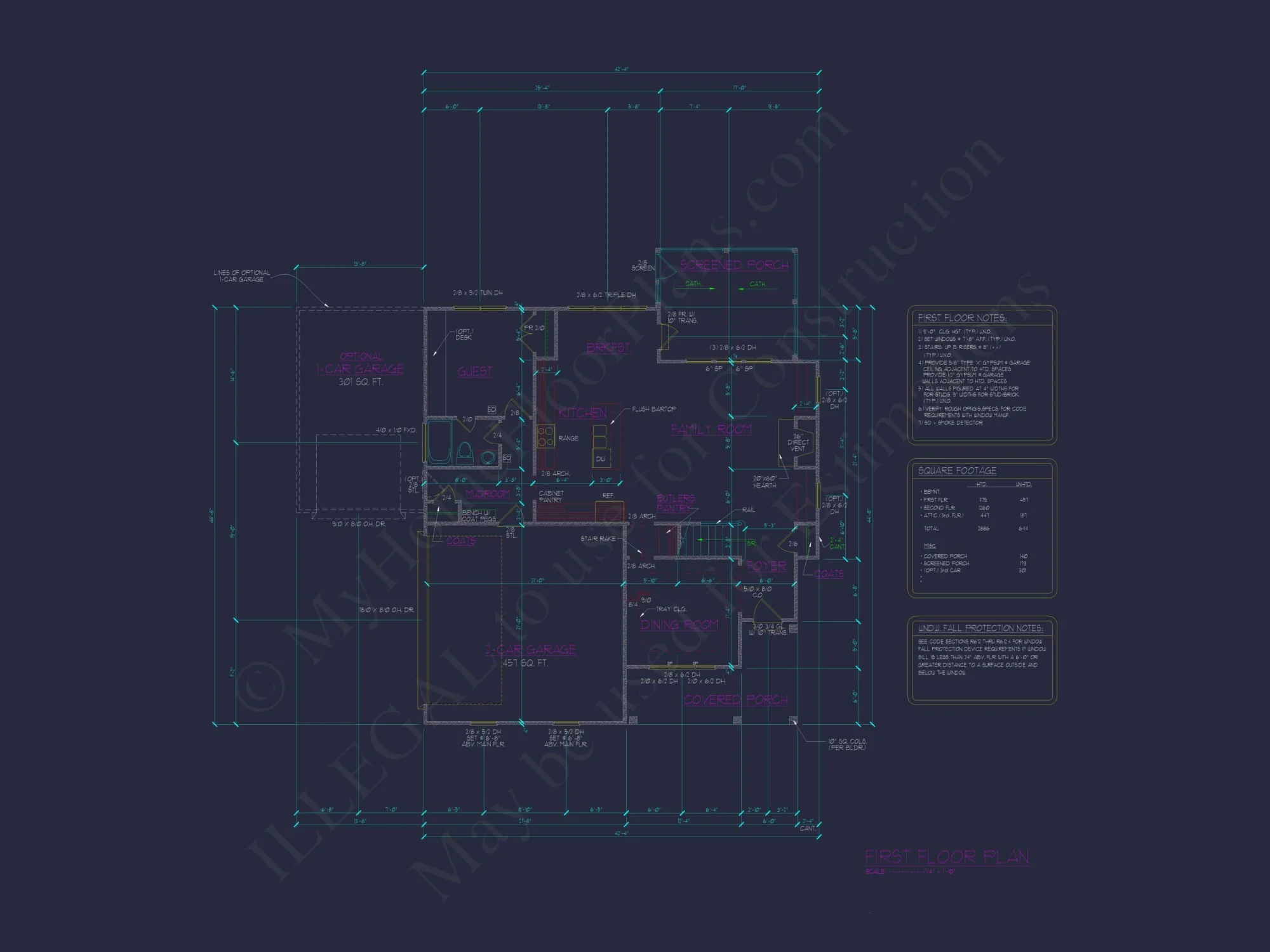 Beautiful 3-Story Craftsman Home Design with Modern Features