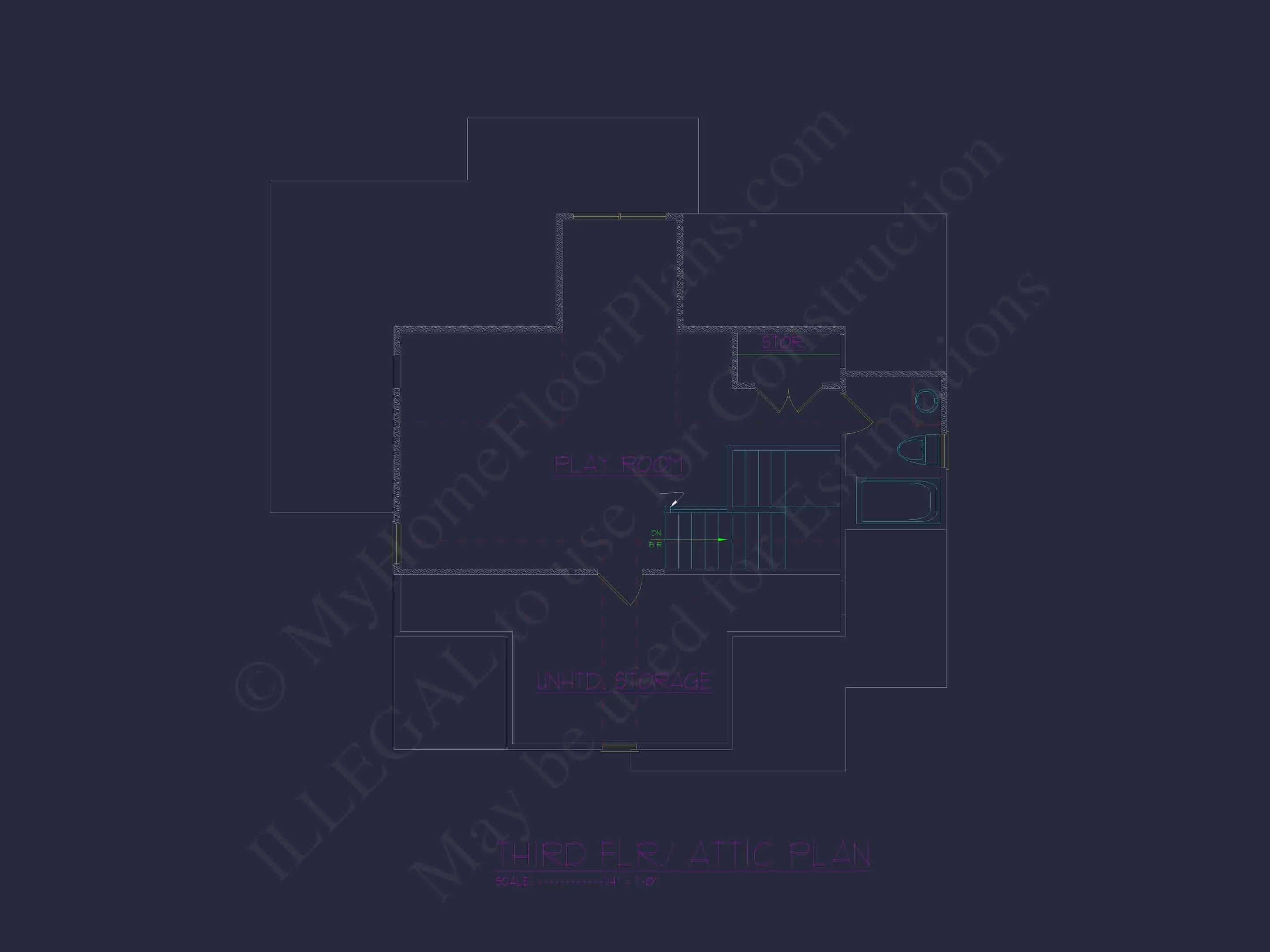 14-1145 HOUSE PLAN - Beautiful 3-Story Craftsman House Design with Modern Features 2 Beautiful 3-Story Craftsman Home Design with Modern Features