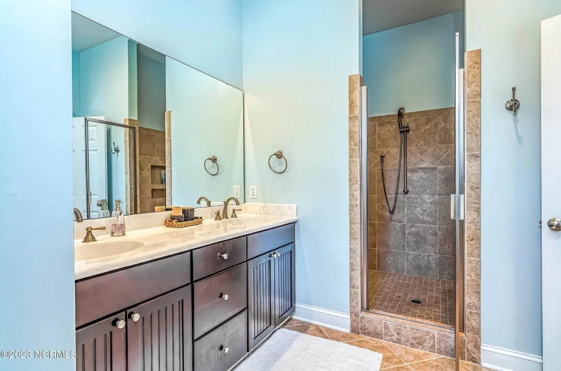 Spacious 5-Bedroom Beach Home Floor Plan with CAD Designs