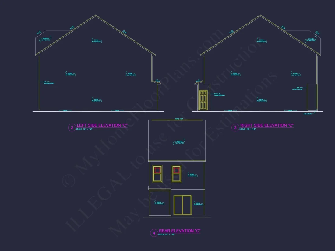 Charming 2-Story House Plan with Open Layout & Vaulted Ceilings