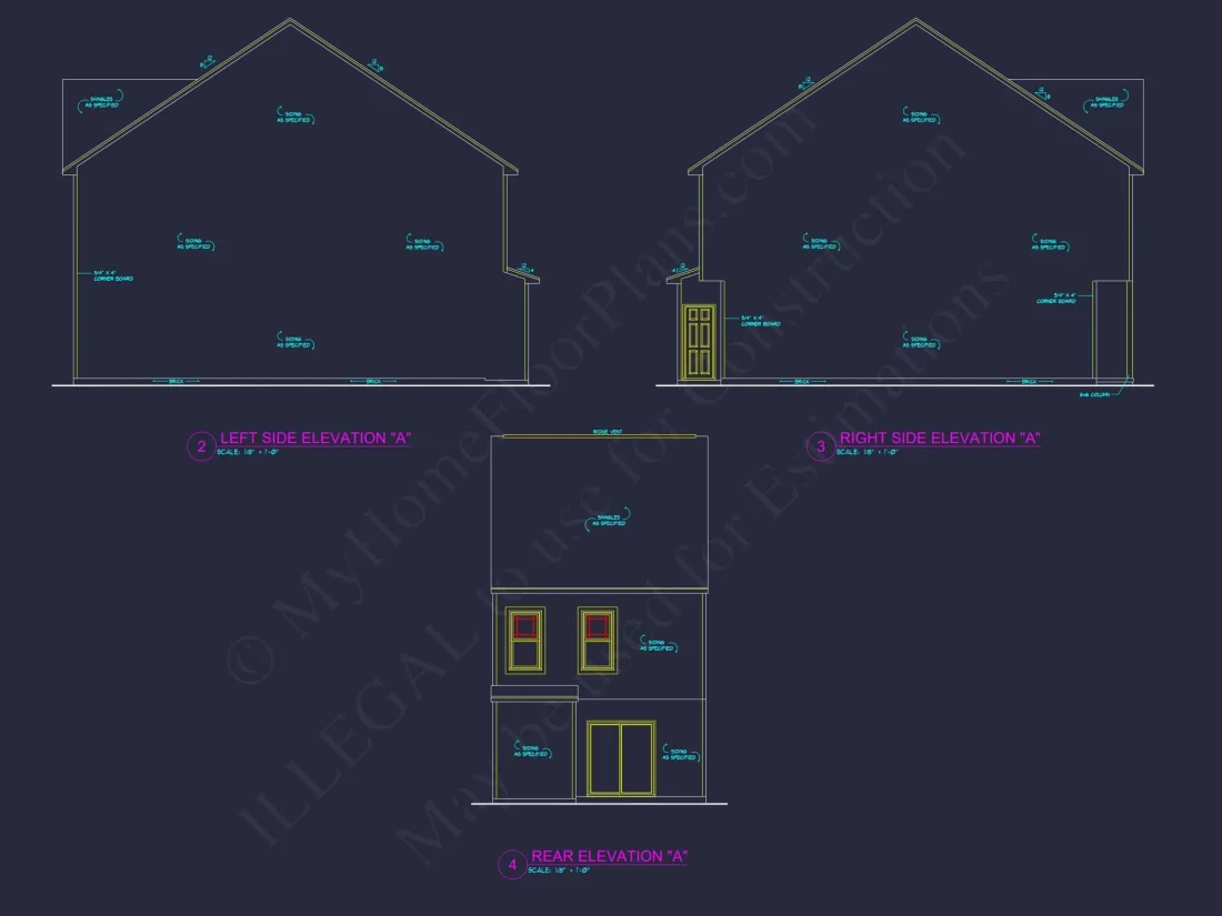 Charming 2-Story House Plan with Open Layout & Vaulted Ceilings