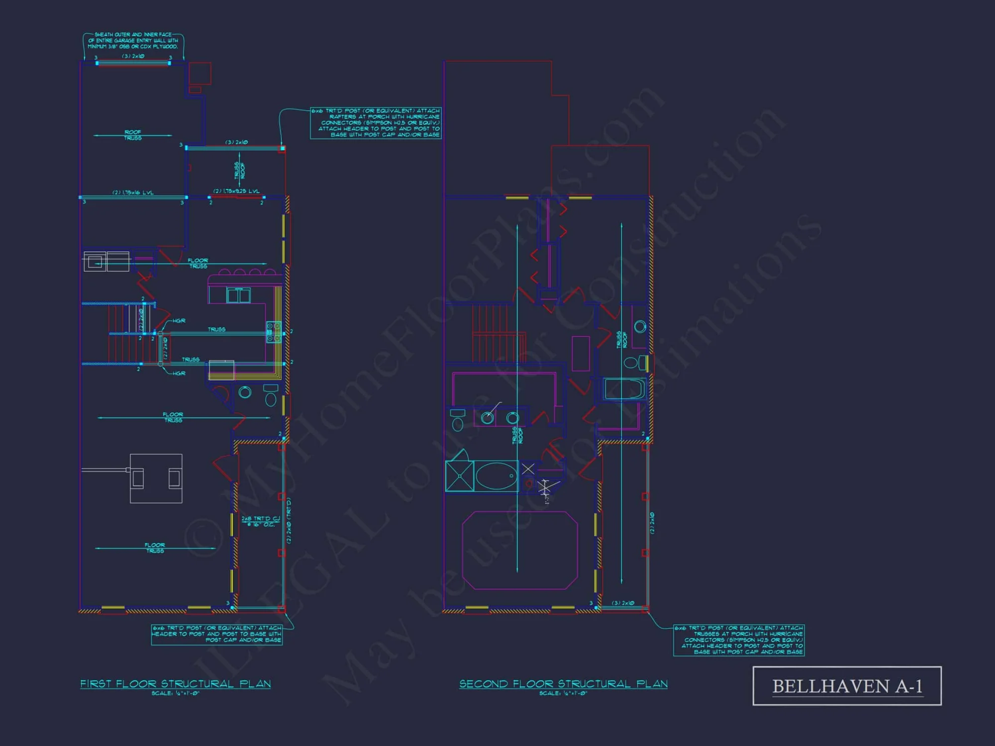 Traditional Townhome Floor Plan with Colonial Revival Design