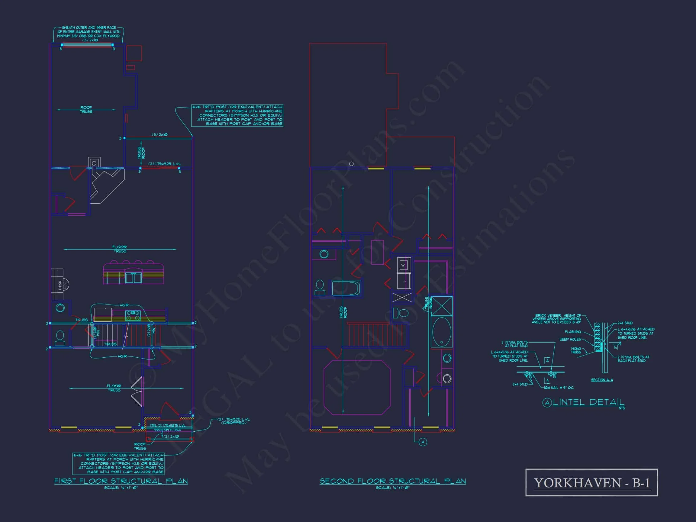 8-1395 BLDG 6 TOWNHOUSE PLAN - 5-Unit Colonial Revival Townhome Plan – 4 Beds per Unit 15 Traditional Townhome Floor Plan with Colonial Revival Design
