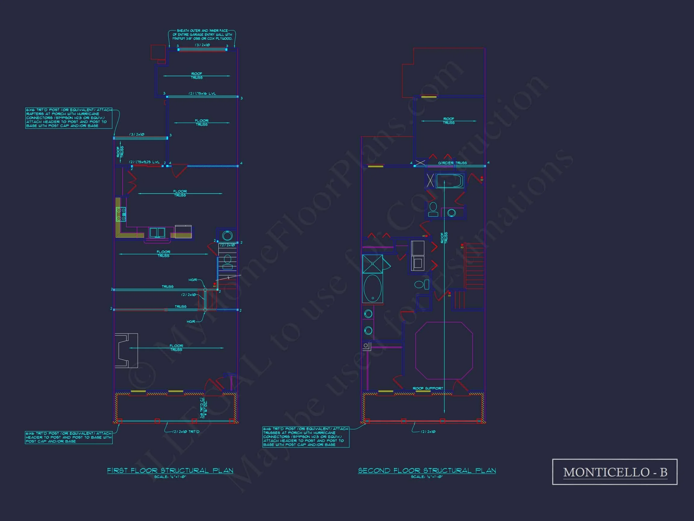 8-1395 BLDG 6 TOWNHOUSE PLAN - 5-Unit Colonial Revival Townhome Plan – 4 Beds per Unit 17 Traditional Townhome Floor Plan with Colonial Revival Design
