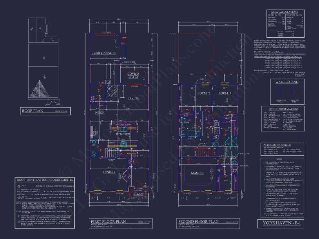 Traditional Townhome Floor Plan with Colonial Revival Design