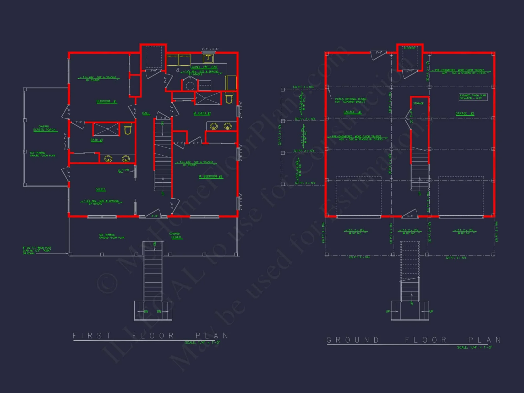 Stunning 3-Story House Plan with Elevator, Screened Porch & Coastal Charm