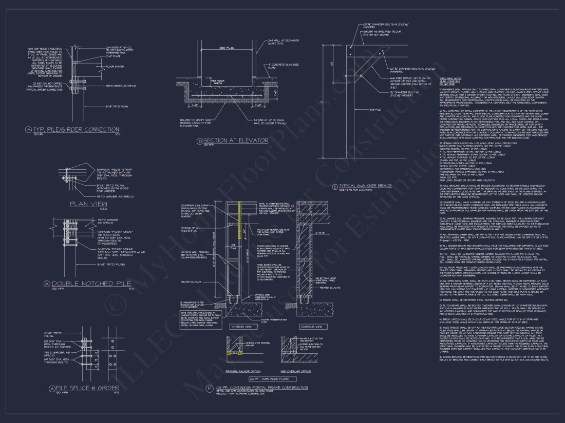 Stunning 3-Story House Plan with Elevator, Screened Porch & Coastal Charm