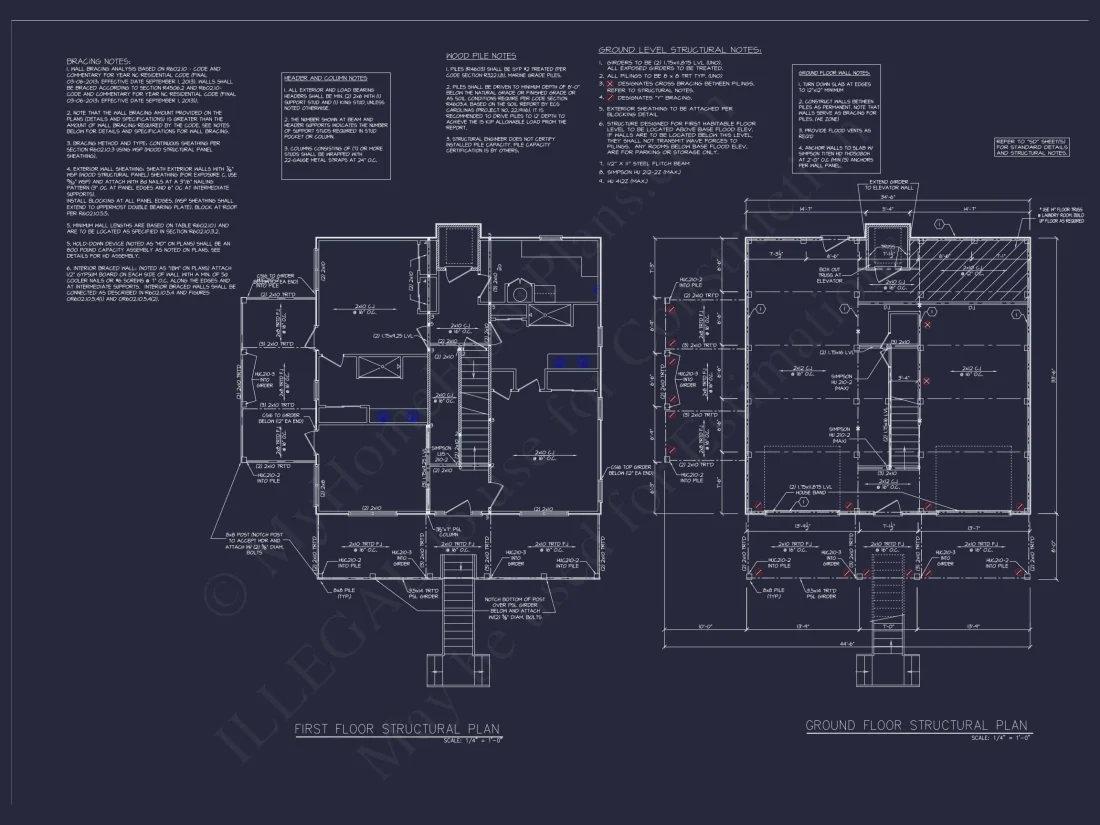 Stunning 3-Story House Plan with Elevator, Screened Porch & Coastal Charm