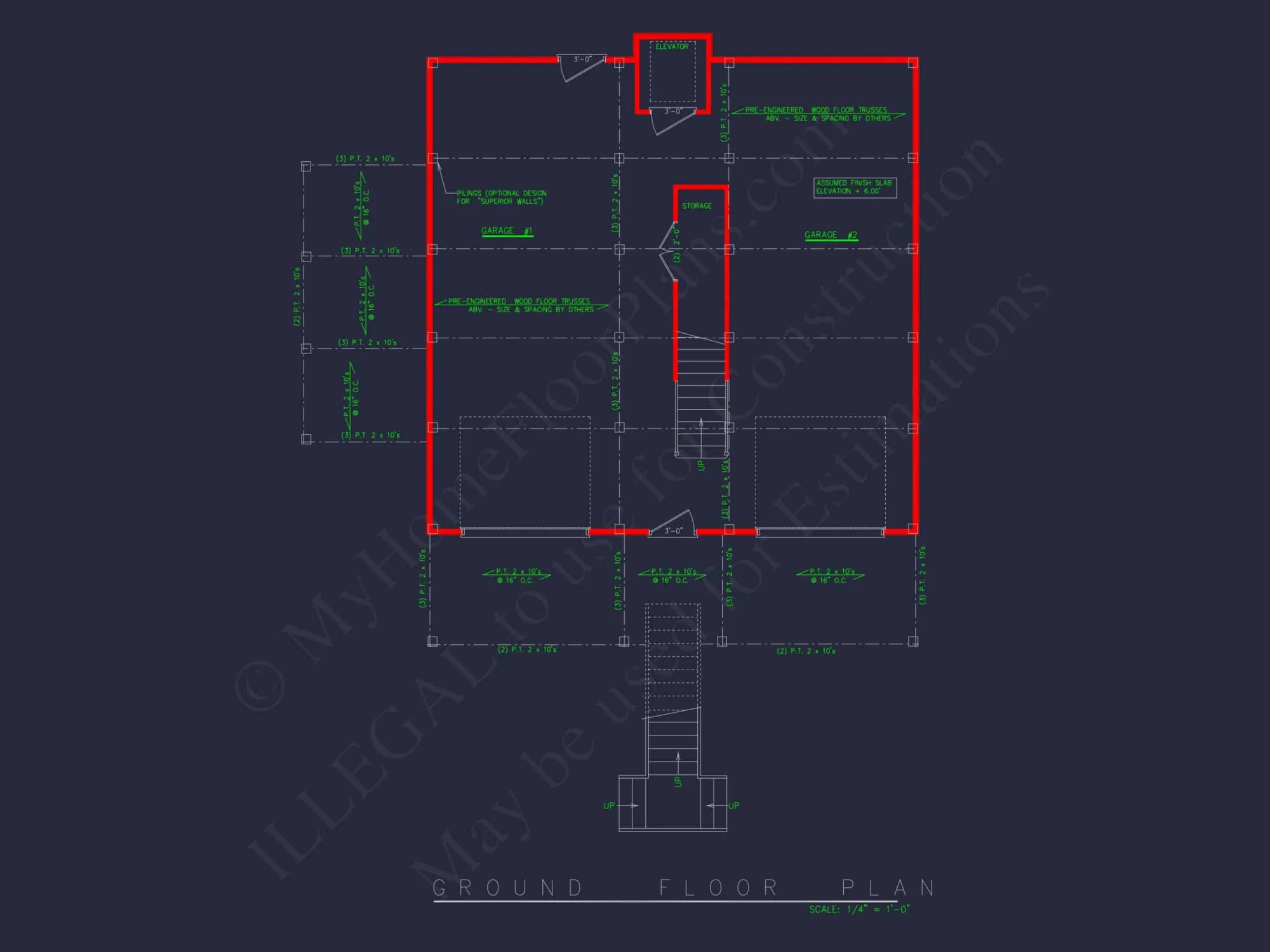 Stunning 3-Story House Plan with Elevator, Screened Porch & Coastal Charm
