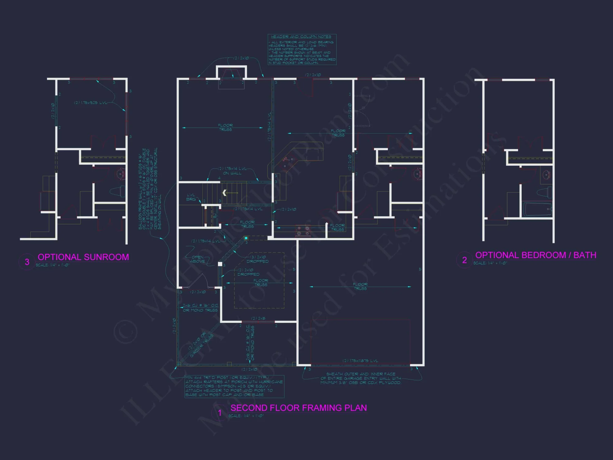 Traditional Craftsman House Plan with 2 Stories and Smart Layout
