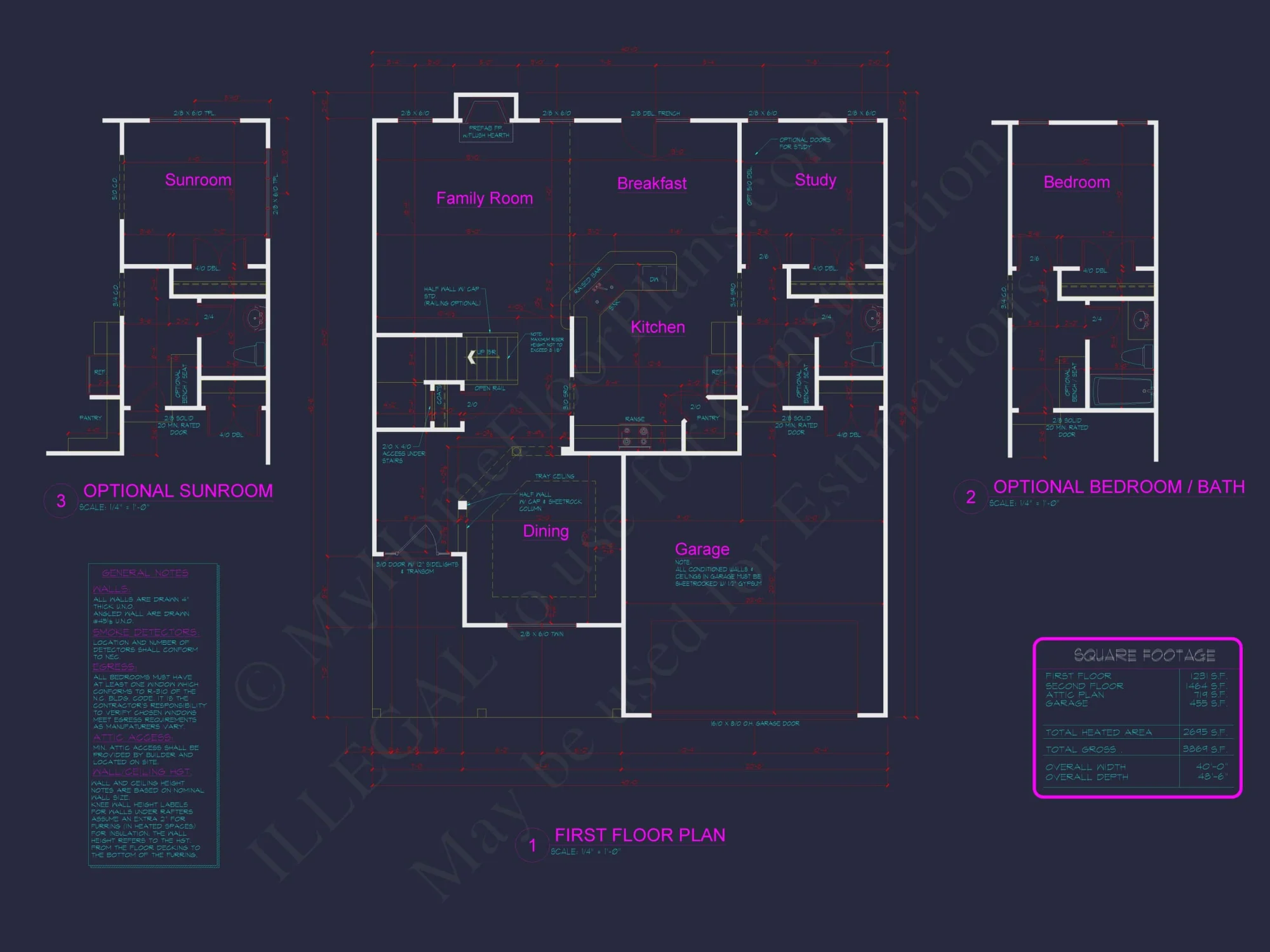 Traditional Craftsman House Plan with 2 Stories and Smart Layout