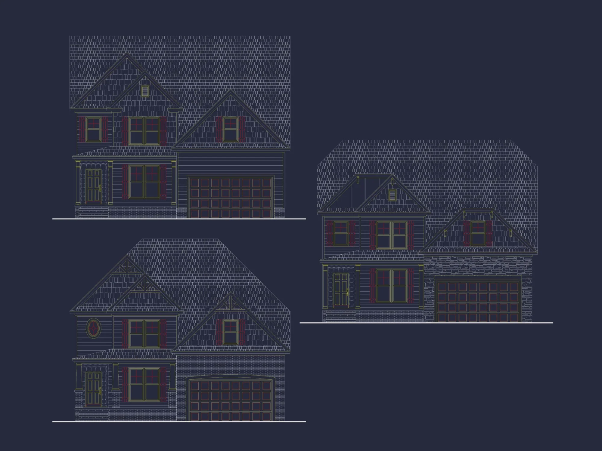 Traditional Craftsman House Plan with 2 Stories and Smart Layout