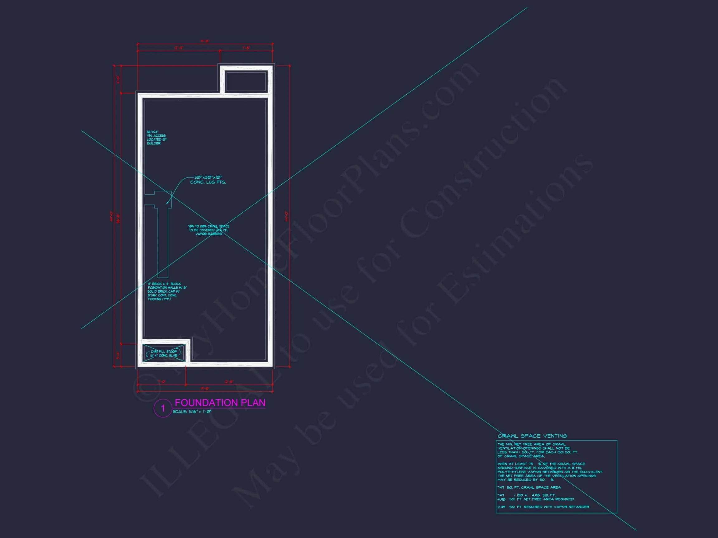 7-1947B 5-UNIT TOWNHOUSE PLAN - Traditional Colonial Home Plan - 3-Bed, 2.5-Bath, 1,571 SF 18 Elegant 5-Unit Townhome Plan with Open Layout and Vaulted Ceilings
