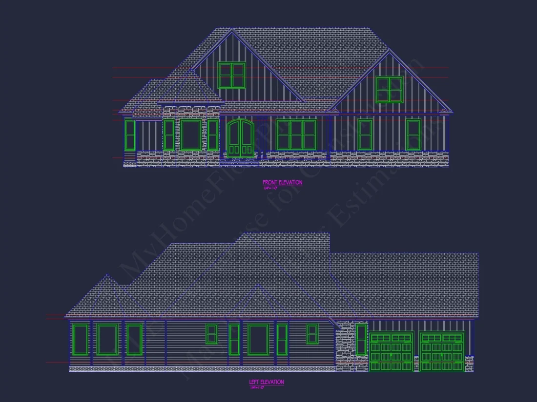 Craftsman House Plan with Open Layout, 4 Bedrooms, and Sunroom