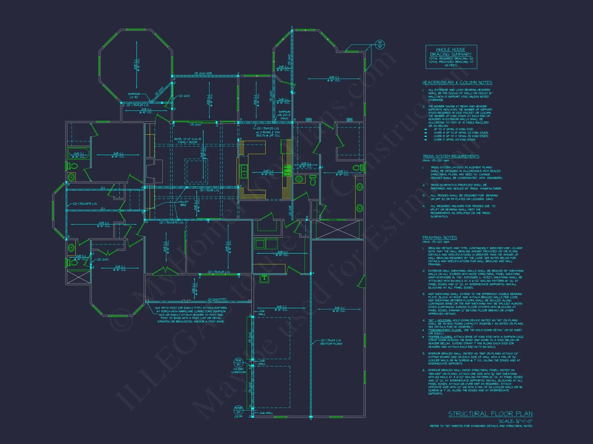 Craftsman House Plan with Open Layout, 4 Bedrooms, and Sunroom