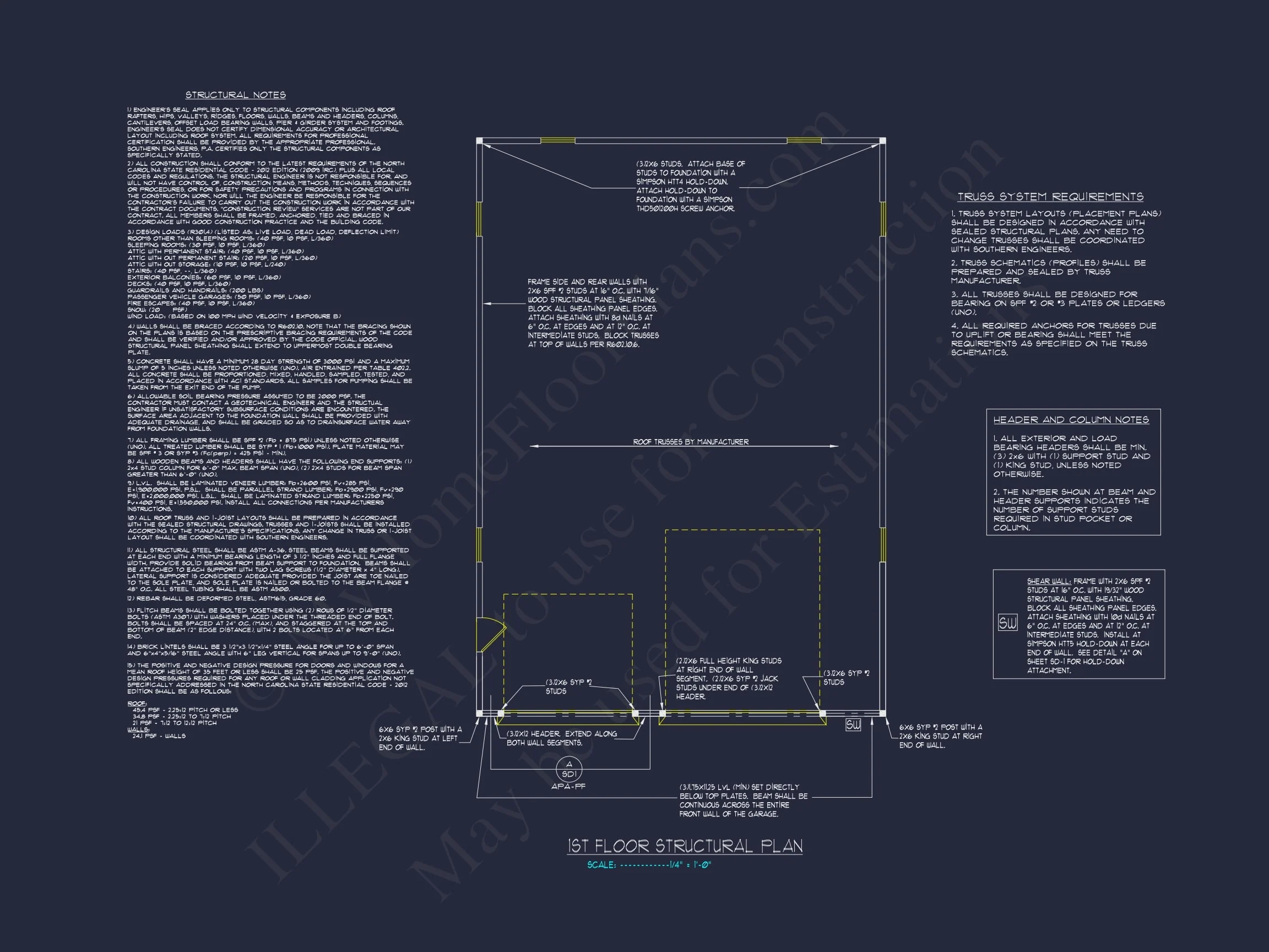 13-1741 RV GARAGE PLAN - Oversized Garage Plan with RV Bay | House Design 5 Oversized Garage Plan with RV Bay and Spacious House Design