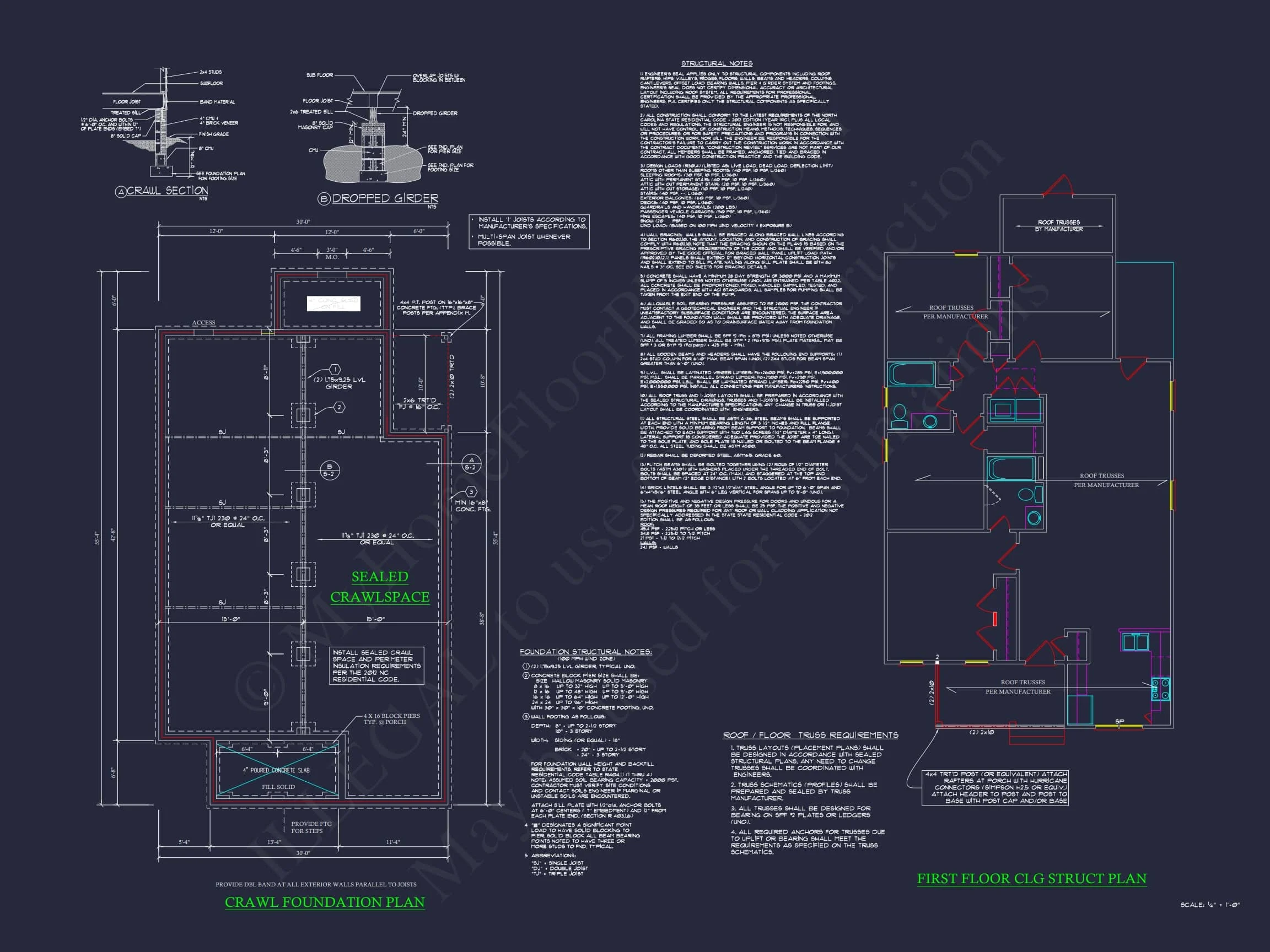 12-2576 HOUSE PLAN - Traditional Home Plan - 3-Bed, 2-Bath, 1,350 SF 9 Affordable 4-Bedroom House Plan with Craftsman Design