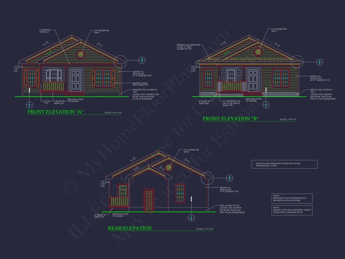 Affordable 4-Bedroom House Plan with Craftsman Design