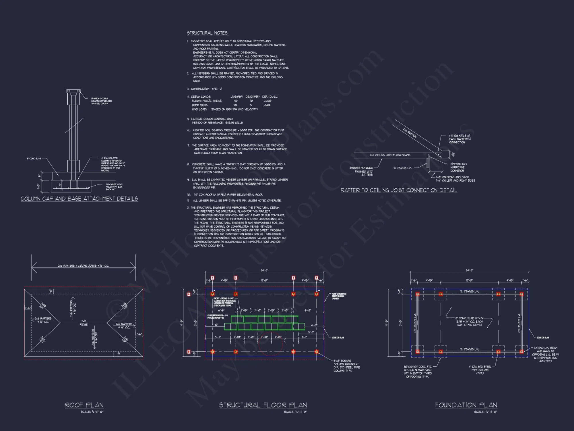Small Traditional Kiosk Floor Plan with CAD Architecture Designs