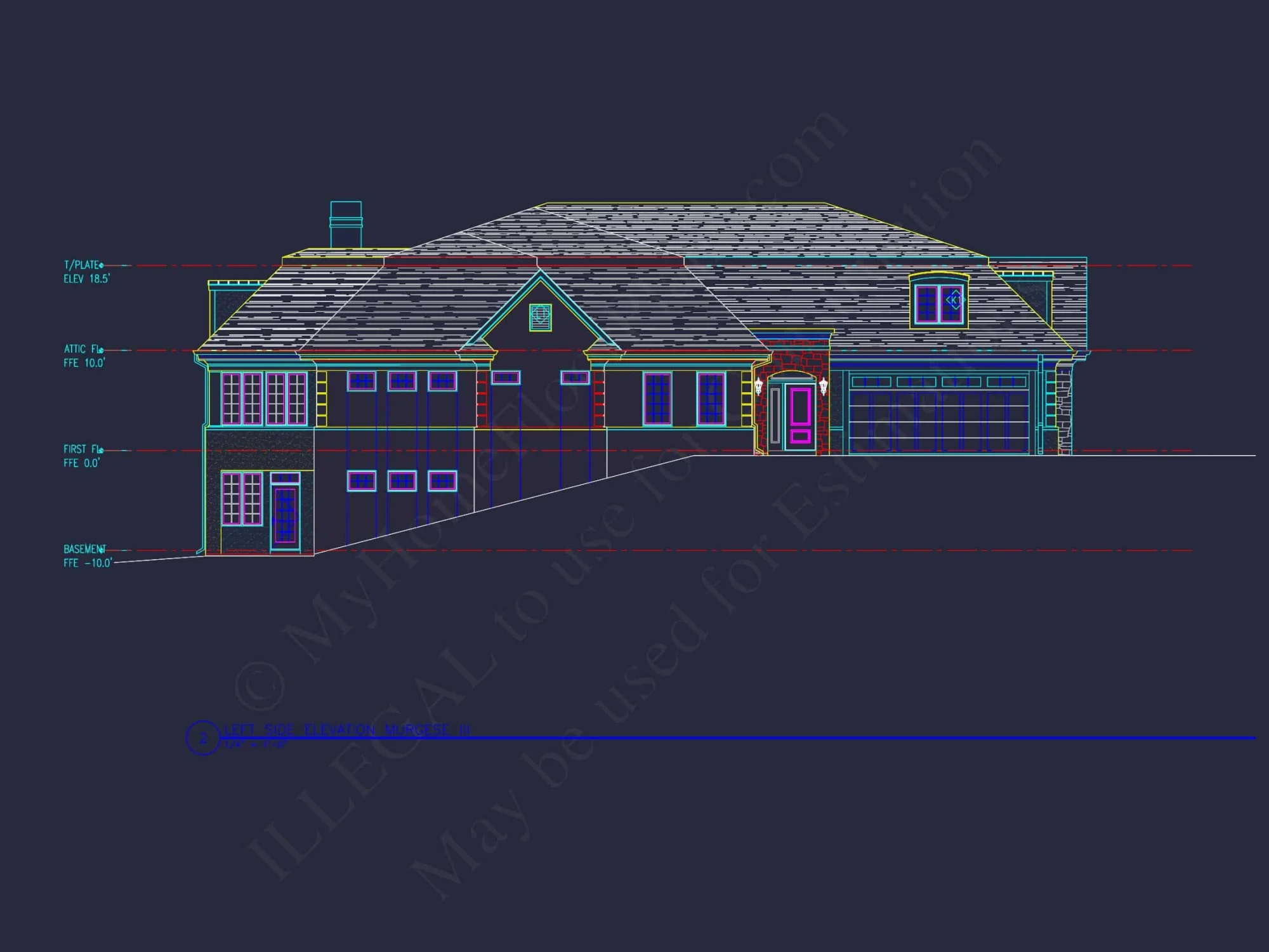 Spacious Duplex Home Plan with 83' x 62' Design and Southern Charm