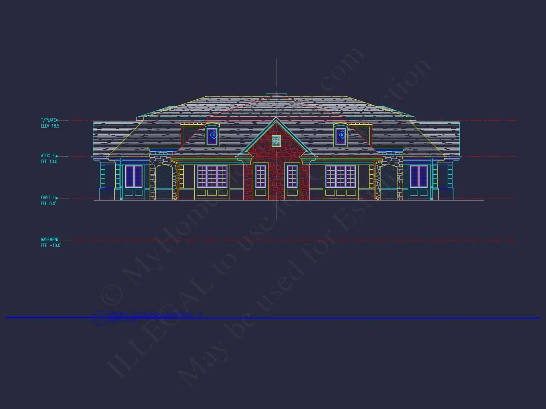 Spacious Duplex Home Plan with 83' x 62' Design and Southern Charm