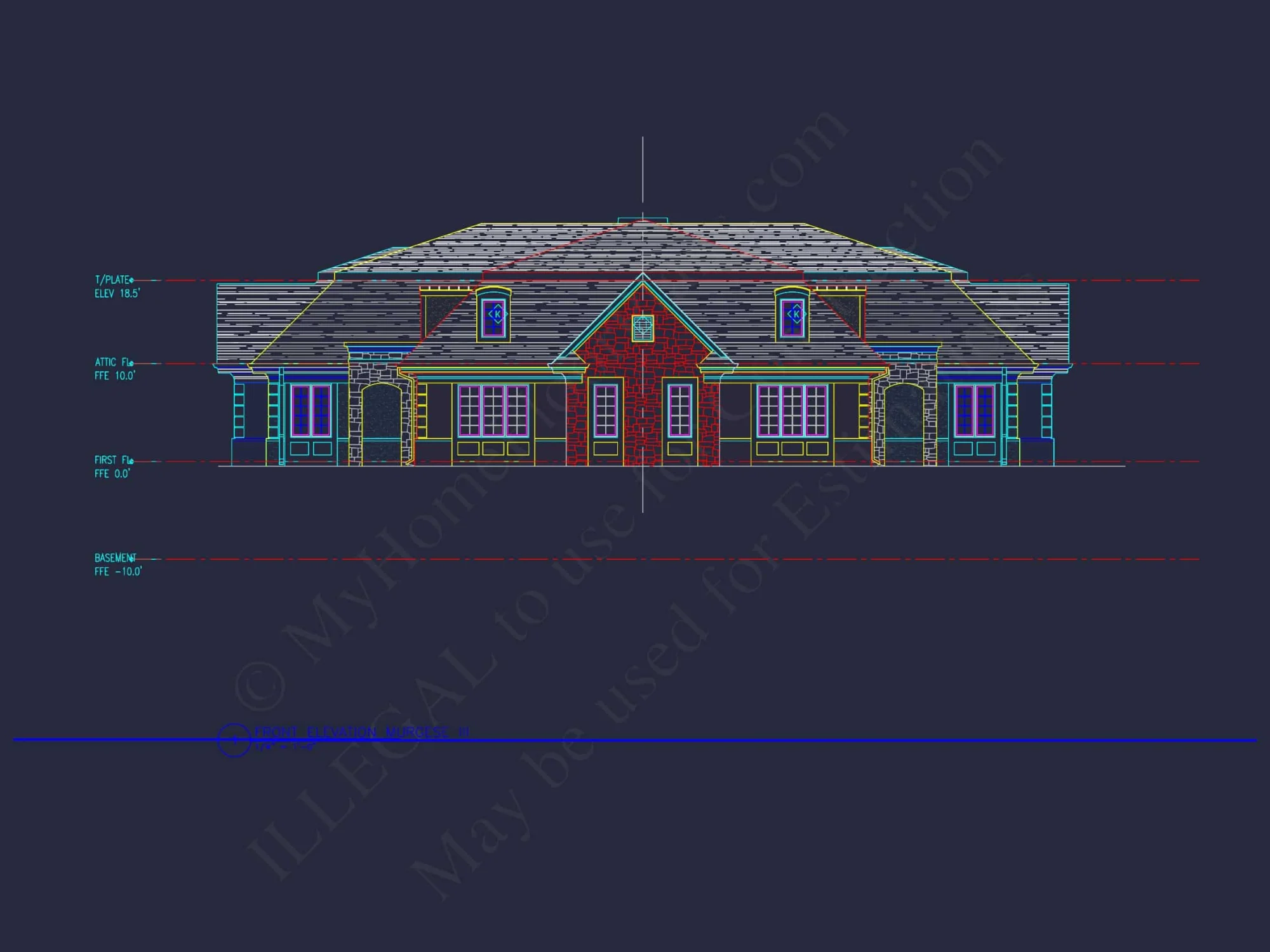 Spacious Duplex Home Plan with 83' x 62' Design and Southern Charm