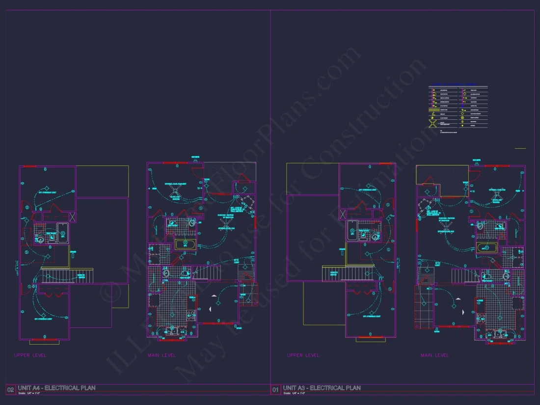 Charming 2-Story 6-Unit Townhome Plan with Craftsman Style & Efficient Layout