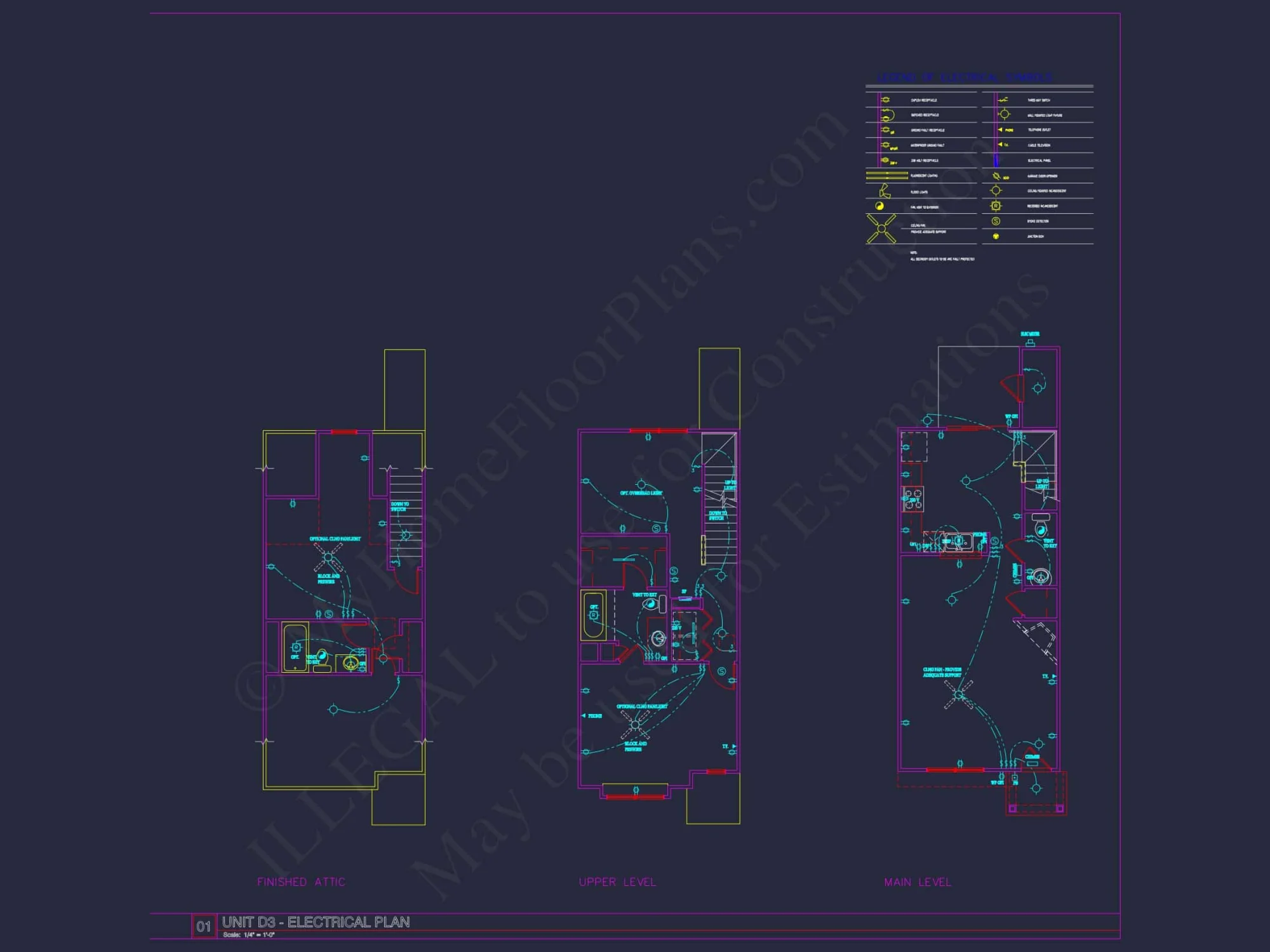 Charming 2-Story 6-Unit Townhome Plan with Craftsman Style & Efficient Layout