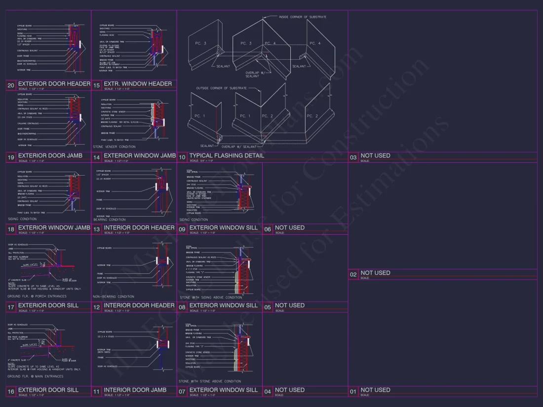 Charming 2-Story 6-Unit Townhome Plan with Craftsman Style & Efficient Layout